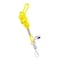 Sicurix Standard Lanyard Hook Rope Style, Yellow, PK24 68907 - alternate 2